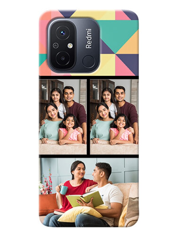 Custom Redmi 12C personalised phone covers: Bulk Pic Upload Design