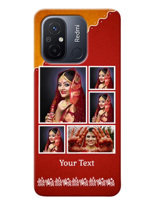 Custom Redmi 12C customized phone cases: Wedding Pic Upload Design