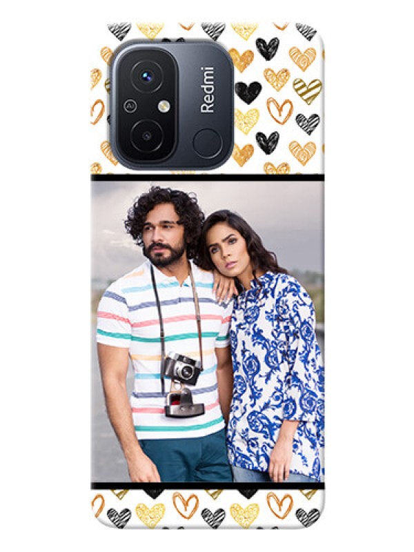 Custom Redmi 12C Personalized Mobile Cases: Love Symbol Design