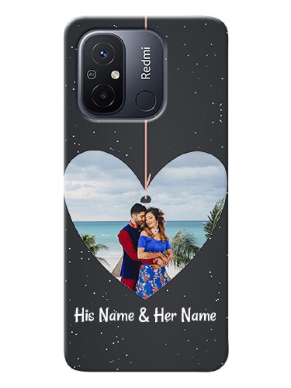 Custom Redmi 12C custom phone cases: Hanging Heart Design