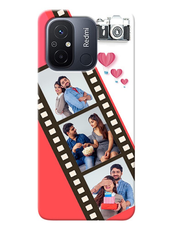 Custom Redmi 12C custom phone covers: 3 Image Holder with Film Reel