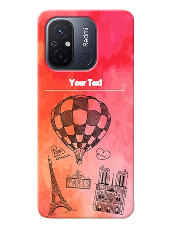 Custom Redmi 12C Personalized Mobile Covers: Paris Theme Design