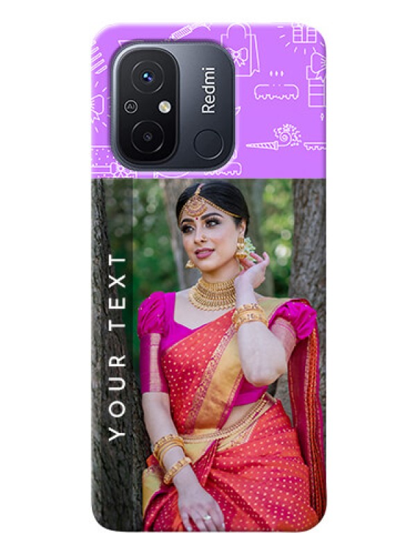 Custom Redmi 12C Personalized Phone Cases: Birthday Icons Design