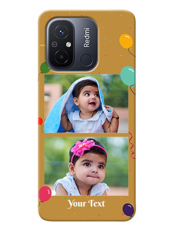 Custom Redmi 12C Phone Covers: Image Holder with Birthday Celebrations Design