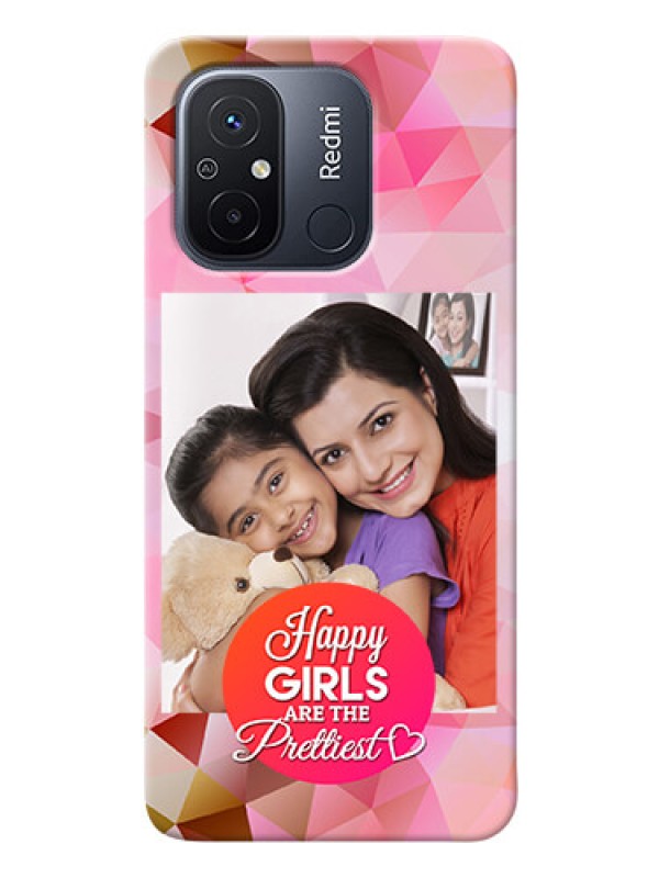 Custom Redmi 12C Personalized Phone Covers: Abstract Triangle Design