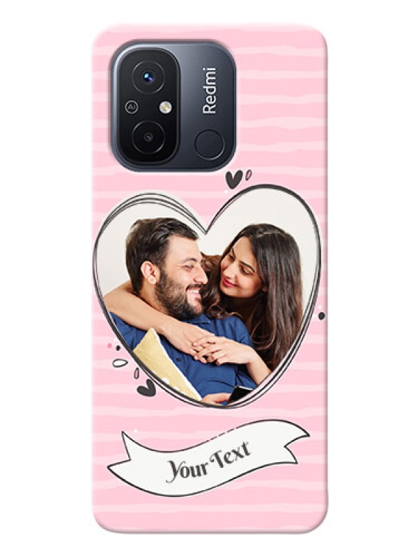 Custom Redmi 12C custom mobile phone covers: Vintage Heart Design