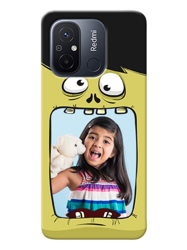 Custom Redmi 12C Mobile Covers: Cartoon monster back case Design