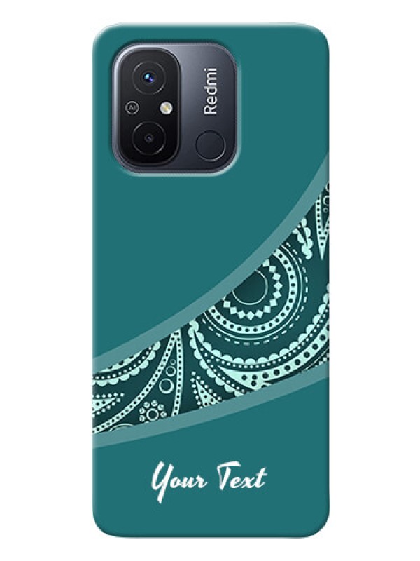 Custom Redmi 12C Custom Phone Covers: semi visible floral Design