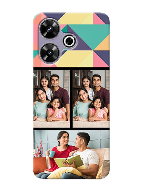 Custom Xiaomi Redmi 13 5G personalised phone covers: Bulk Pic Upload Design