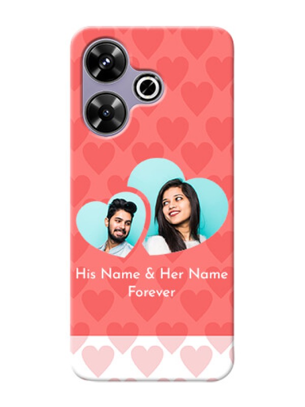 Custom Xiaomi Redmi 13 5G personalized phone covers: Couple Pic Upload Design