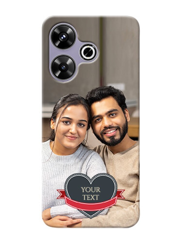 Custom Xiaomi Redmi 13 5G mobile back covers online: Just Married Couple Design