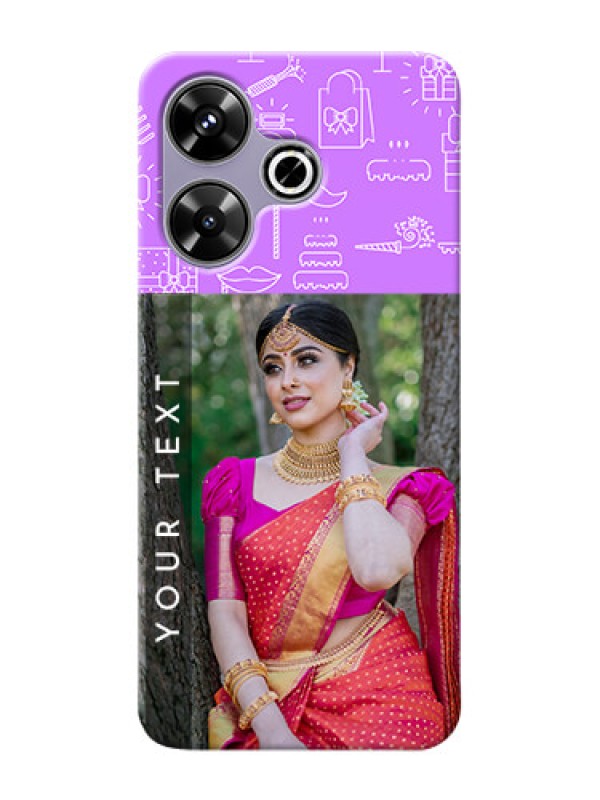 Custom Xiaomi Redmi 13 5G Personalized Phone Cases: Birthday Icons Design