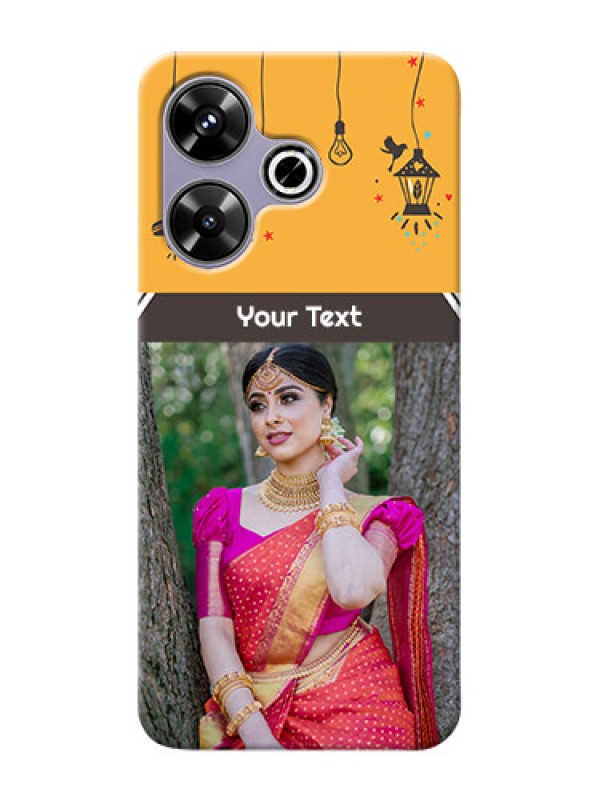 Custom Xiaomi Redmi 13 5G custom back covers with Family Picture and Icons