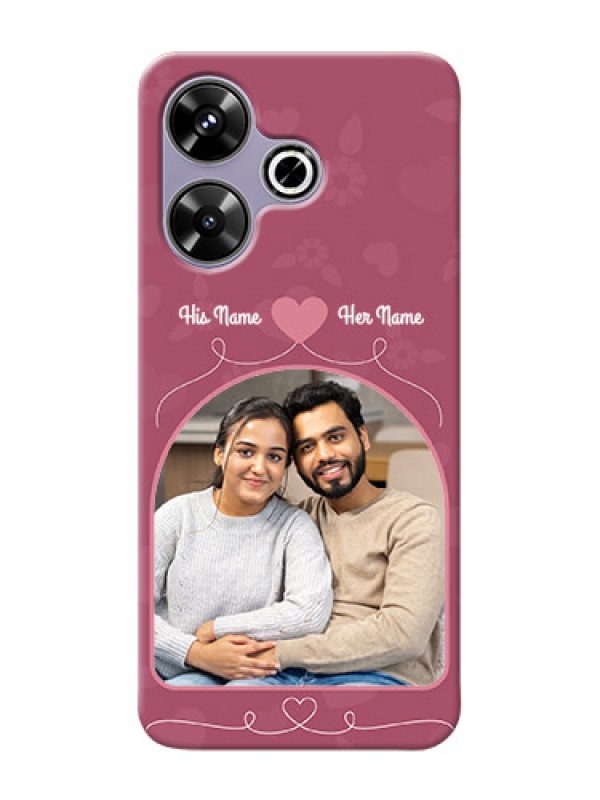 Custom Xiaomi Redmi 13 5G mobile phone covers: Love Floral Design