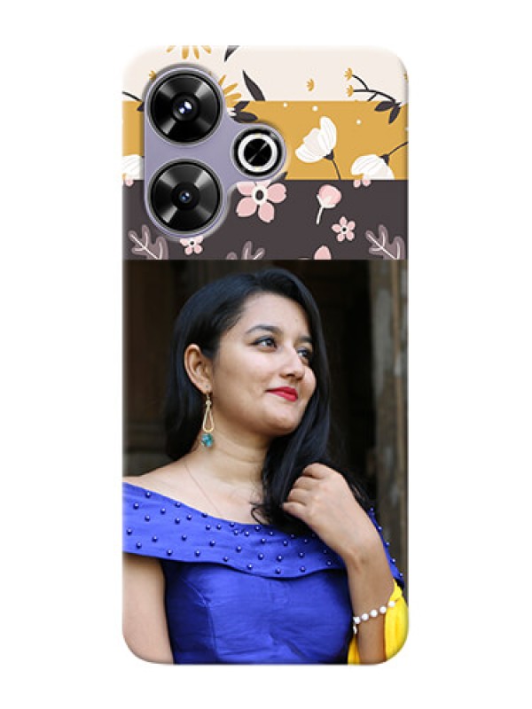 Custom Xiaomi Redmi 13 5G mobile cases online: Stylish Floral Design