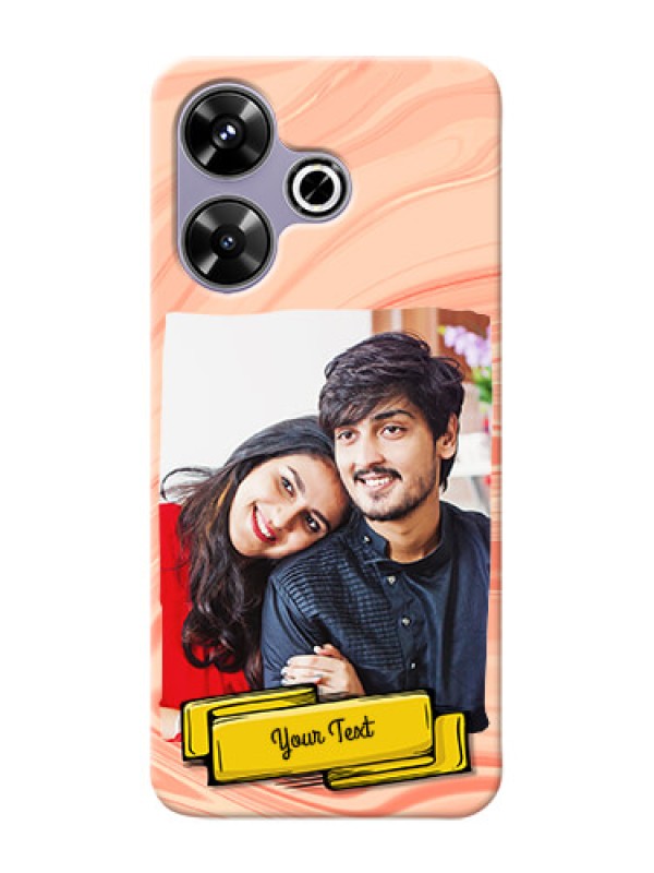 Custom Xiaomi Redmi 13 5G Customized Phone Cases: Marble Texture Design