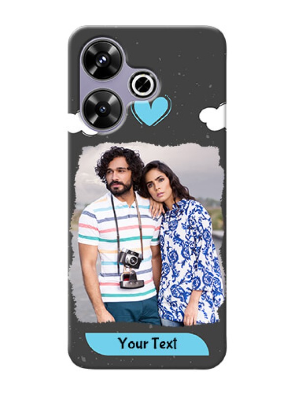 Custom Xiaomi Redmi 13 5G Mobile Back Covers: splashes with love doodles Design