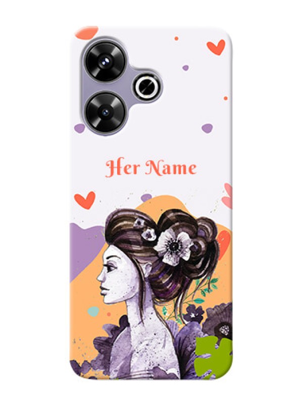Custom Xiaomi Redmi 13 5G Personalized Phone Case with Woman And Nature Design