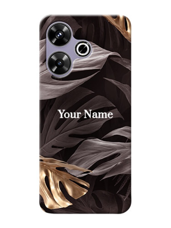 Custom Xiaomi Redmi 13 5G Personalised Phone Case with Wild Leaves digital paint Design