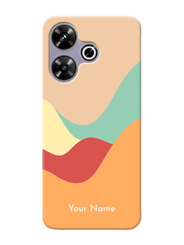 Custom Xiaomi Redmi 13 5G Personalized Phone Case with Ocean Waves Multicolour Design