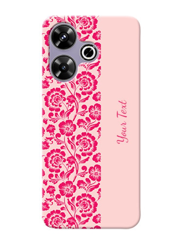 Custom Xiaomi Redmi 13 5G Custom Phone Case with Attractive Floral Pattern Design