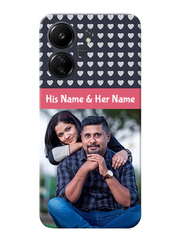 Custom Redmi 13C 4G Custom Mobile Case with Love Symbols Design