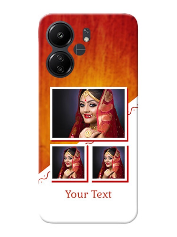 Custom Redmi 13C 4G Personalised Phone Cases: Wedding Memories Design