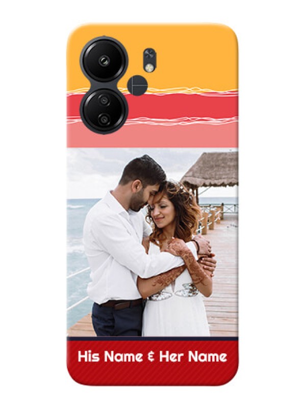 Custom Redmi 13C 4G custom mobile phone covers: Colorful Case Design