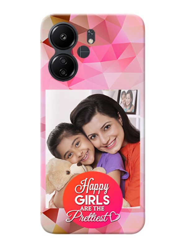 Custom Redmi 13C 4G Personalized Phone Covers: Abstract Triangle Design