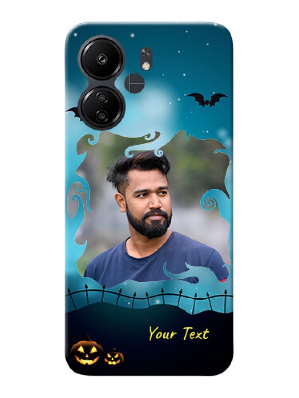 Custom Redmi 13C 4G Personalised Phone Cases: Halloween frame design