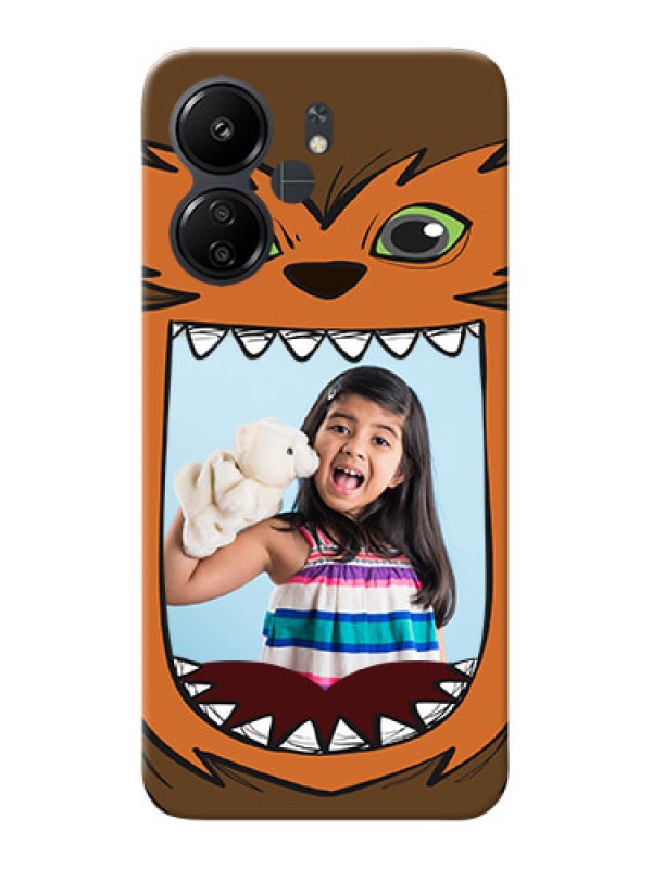 Custom Redmi 13C 4G Phone Covers: Owl Monster Back Case Design