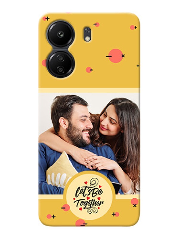 Custom Redmi 13C 4G Photo Printing on Case with Lets be Together Design