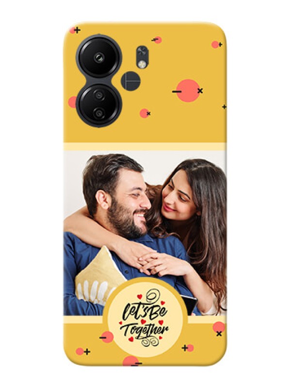 Custom Redmi 13C 4G Photo Printing on Case with Lets be Together Design