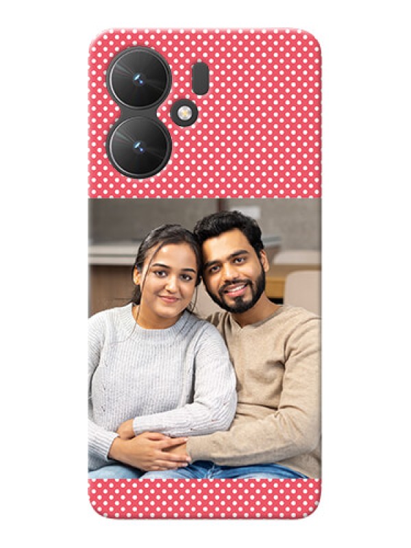 Custom Redmi 13C 5G Custom Mobile Case with White Dotted Design