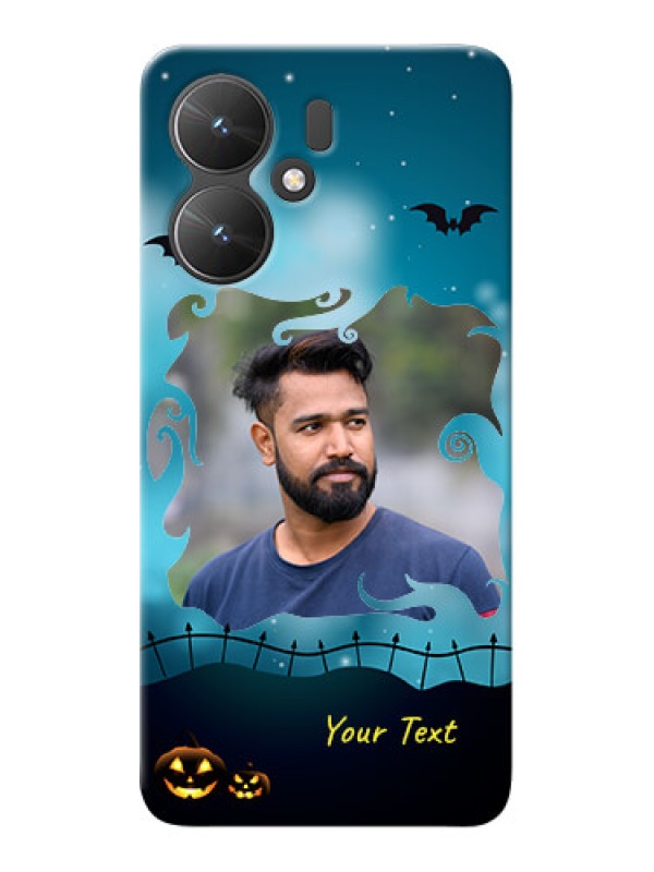 Custom Redmi 13C 5G Personalised Phone Cases: Halloween frame design