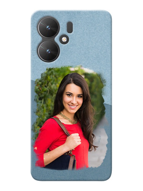 Custom Redmi 13C 5G custom mobile phone covers: Grunge Line Art Design