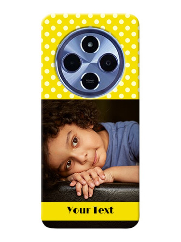 Custom Xiaomi Redmi 14C 5G Custom Hard Phone Case - Bright Yellow Case Design