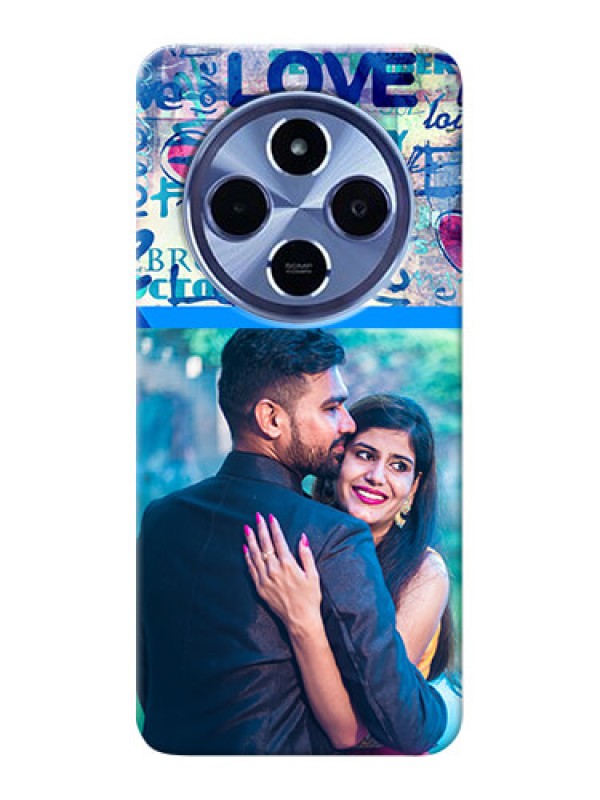 Custom Xiaomi Redmi 14C 5G Custom Hard Phone Case - Colorful Love Design