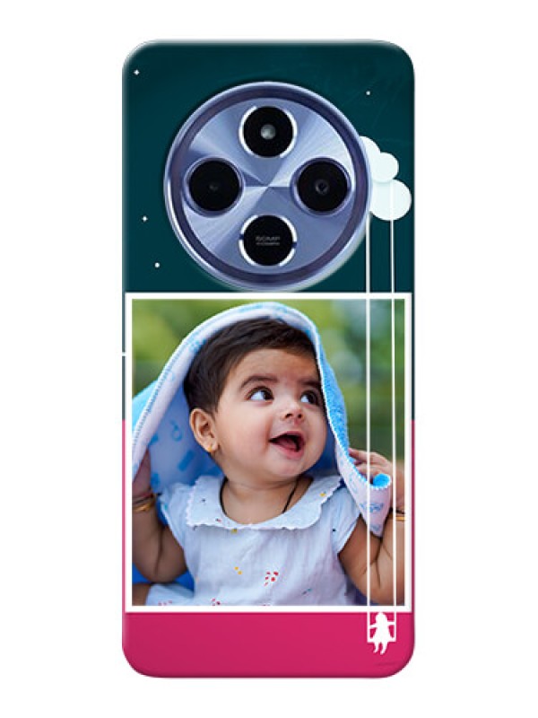 Custom Xiaomi Redmi 14C 5G Custom Hard Phone Case - Cute Girl With Cloud Design