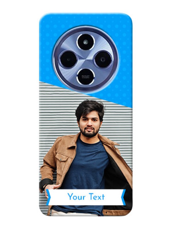 Custom Xiaomi Redmi 14C 5G Custom Hard Phone Case - Simple Blue Color Design