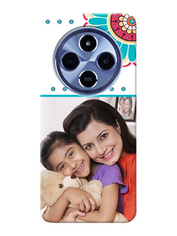 Custom Xiaomi Redmi 14C 5G Custom Hard Phone Case - Flower Design