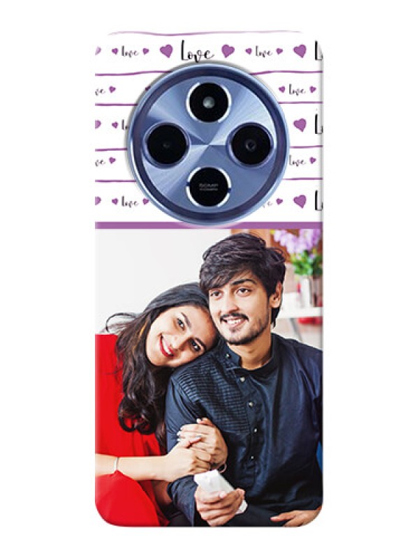 Custom Xiaomi Redmi 14C 5G Custom Hard Phone Case - Couples Heart Design