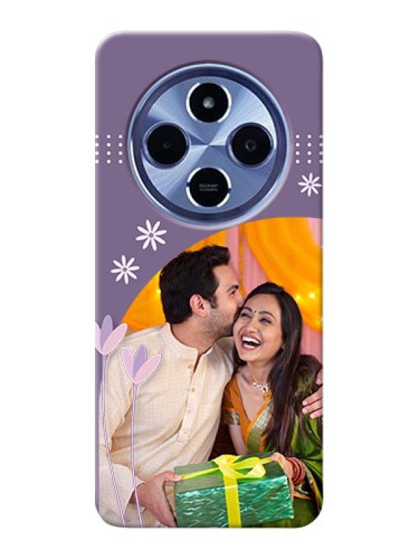 Custom Xiaomi Redmi 14C 5G Custom Hard Phone Case - Lavender Flowers Design