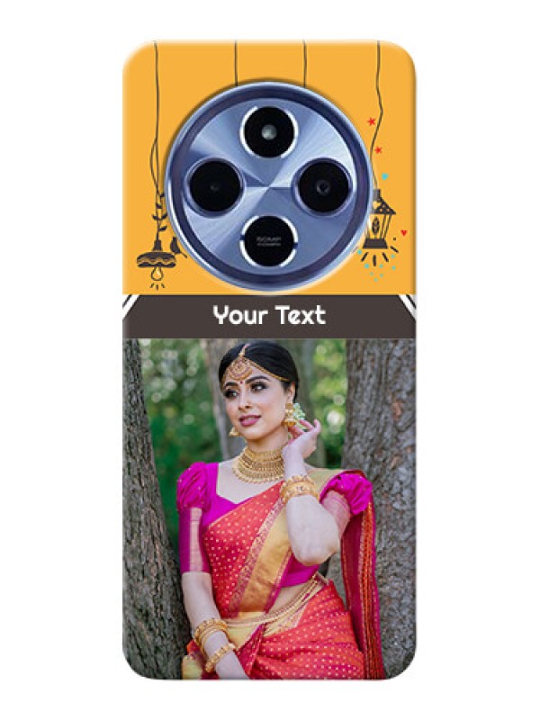 Custom Xiaomi Redmi 14C 5G Custom Hard Phone Case - With Family Picture And Icons