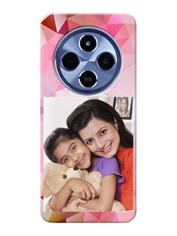 Custom Xiaomi Redmi 14C 5G Custom Hard Phone Case - Abstract Triangle Design