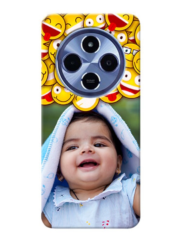 Custom Xiaomi Redmi 14C 5G Custom Hard Phone Case - With Smiley Emoji Design