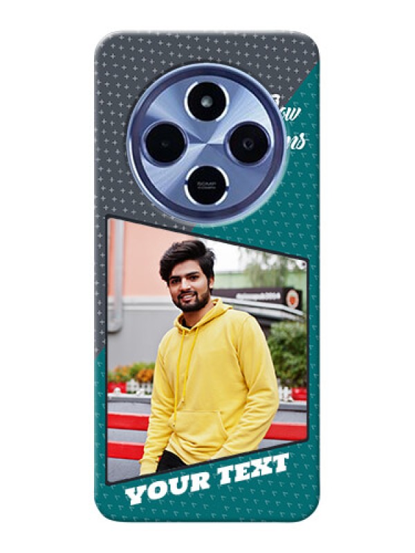 Custom Xiaomi Redmi 14C 5G Custom Hard Phone Case - Background Pattern Design With Quote