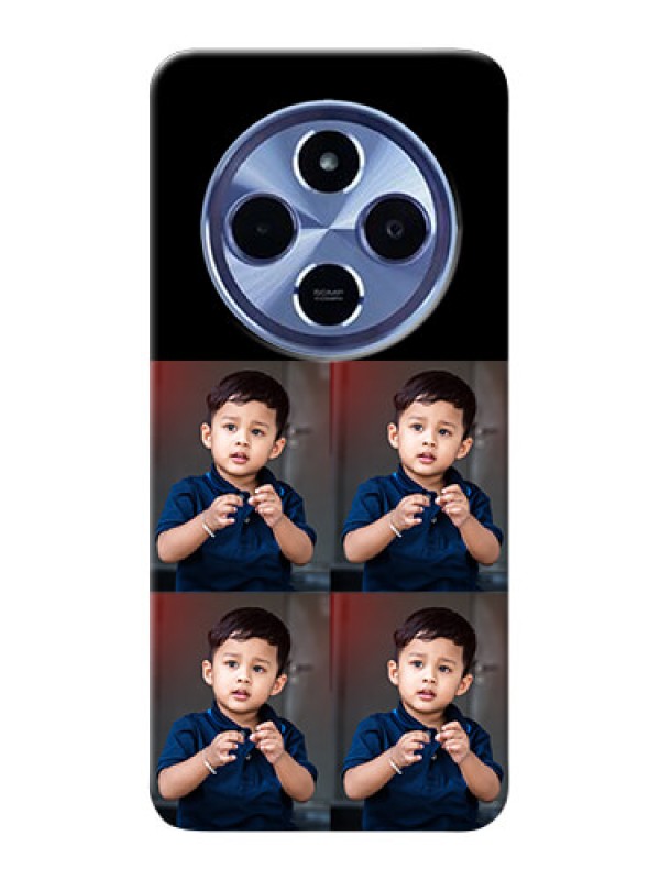 Custom Xiaomi Redmi 14C 5G Custom Hard Phone Case - 4 Image Holder Design