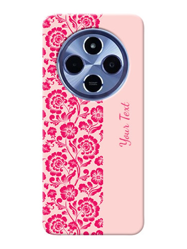 Custom Xiaomi Redmi 14C 5G Custom Hard Phone Case - Attractive Floral Pattern Design