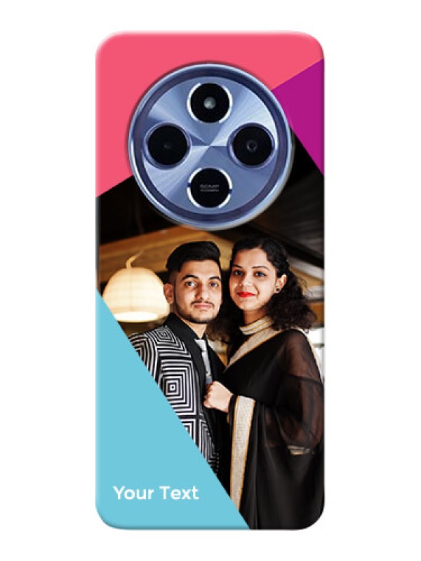 Custom Xiaomi Redmi 14C 5G Custom Hard Phone Case - Stacked Triple Colour Design